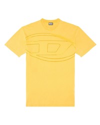 Diesel Logo Patch Cotton T Shirt