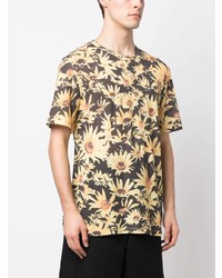 Jil Sander Sunflower Print Cotton T Shirt
