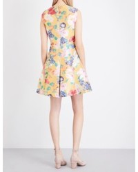 Valentino Floral Jacquard Mini Dress