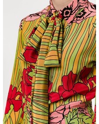 Gucci Floral Print Dress