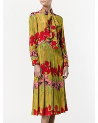 Gucci Floral Print Dress