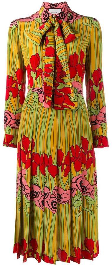 Gucci Floral Print Dress, $3,287 