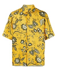 Erdem Floral Print Linen Shirt