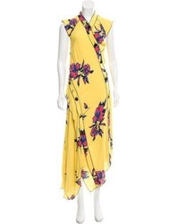 Proenza Schouler 2017 Silk Floral Print Dress