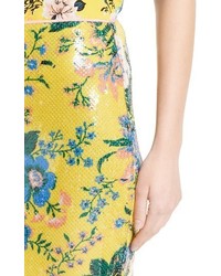 Diane von Furstenberg Floral Pencil Skirt