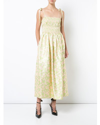 Calvin Klein 205W39nyc Ruched Floral Dress