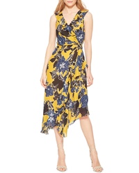 Parker Sleeveless Floral Print Midi Dress