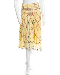 Temperley London Printed Midi Skirt