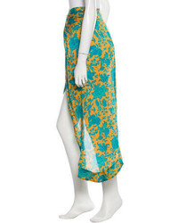 Zimmermann Silk Printed Skirt