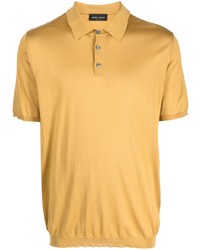 Roberto Collina Short Sleeve Silk Polo Shirt