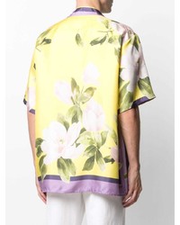 Valentino Flora Print Short Sleeve Shirt
