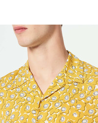 Sandro Short Sleeved Shirt With Floral Print