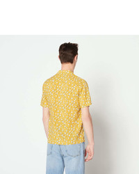 Sandro Short Sleeved Shirt With Floral Print