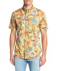 Reyn Spooner Vintage Hawaiian Regular Fit Floral Sport Shirt