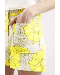 Topshop Sunrise Floral Print Shorts