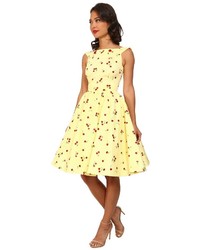 Stop Staring Cherry Lemon Swing Dress