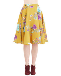 Bea Yuk Mui Aric Apparel Inc Bea And Dot Ikebana For All Skirt In Floral