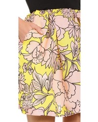 MSGM Floral Pouf Skirt