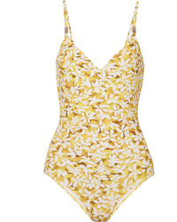 On The Island By Marios Schwab Asterias Floral Print Swimsuit