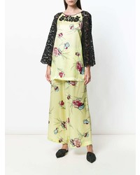 Antonio Marras Floral Flared Trousers