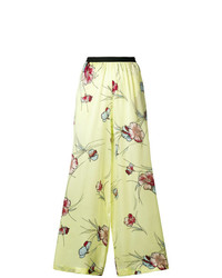 Antonio Marras Floral Flared Trousers
