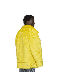 Landlord Yellow Faux Fur Jacket