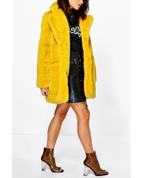 Boohoo Boutique Brooke Faux Fur Coat
