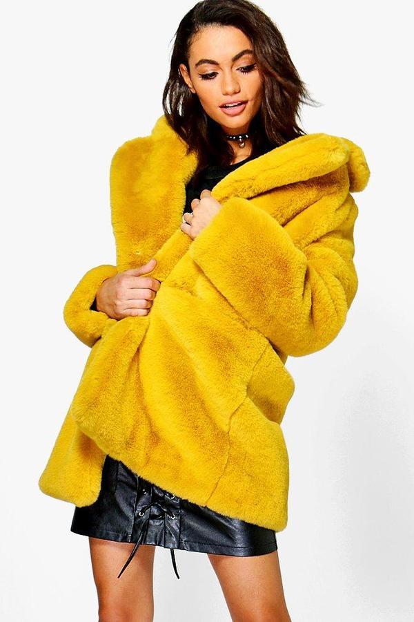 Boohoo Boutique Brooke Faux Fur Coat | Where to buy & how to wear