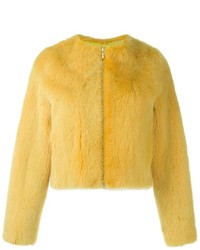 Yellow Fur Jacket