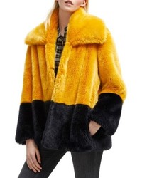 French Connection Sebille Faux Fur Jacket