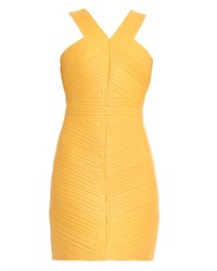 Yellow Geometric Dress