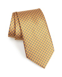 Ermenegildo Zegna Geometric Dot Silk Tie