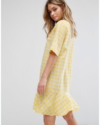 Paul Smith Ps By Gingham Yellow Dress