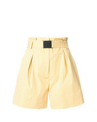 Yellow Gingham Shorts