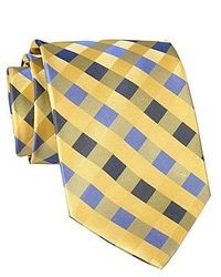 jcpenney Stafford Shaded Gingham Silk Tie