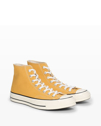Yellow High Top Sneakers