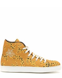 Charlotte Olympia Web Embroidered High Top Sneakers
