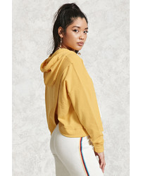 Forever 21 French Terry Split Back Hoodie