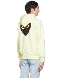 Comme Des Garcons Play Off White Heart Hoodie