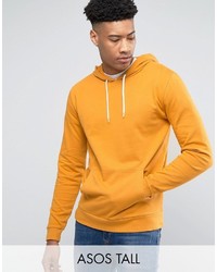 Asos Tall Hoodie In Yellow