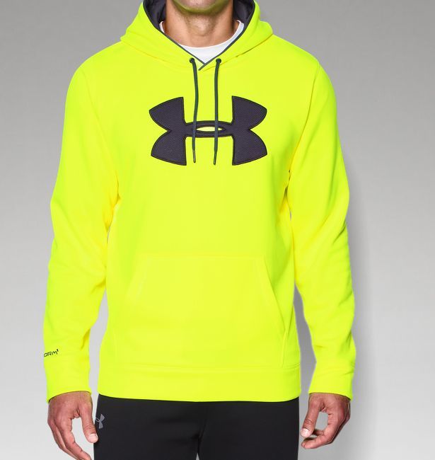yellow under armour hoodie