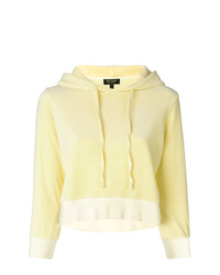 Juicy Couture Velour Shrunken Hooded Pullover