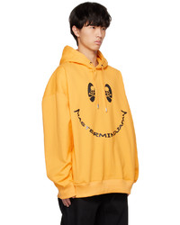 Mastermind Japan Yellow Graphic Hoodie