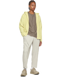 Homme Plissé Issey Miyake Yellow Monthly Color July Hoodie