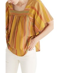 Madewell Striped Butterfly Blouse