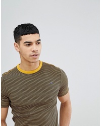 G Star Micro Stripe Logo T Shirt