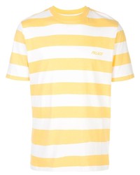 Palace Striped Logo Print T Shirt