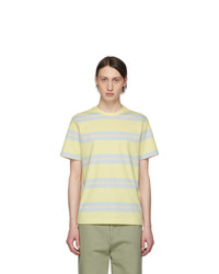 Noah NYC Yellow Stripe Boarder Summer T Shirt