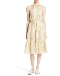 Rebecca Taylor Stripe Halter Dress
