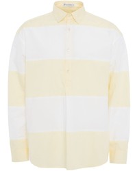 Yellow Horizontal Striped Long Sleeve Shirt